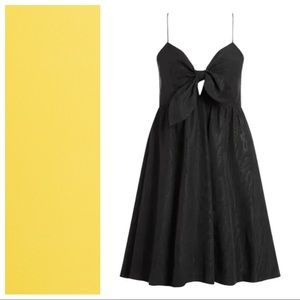 2021 SS Alice + Olivia Black Bow Dress